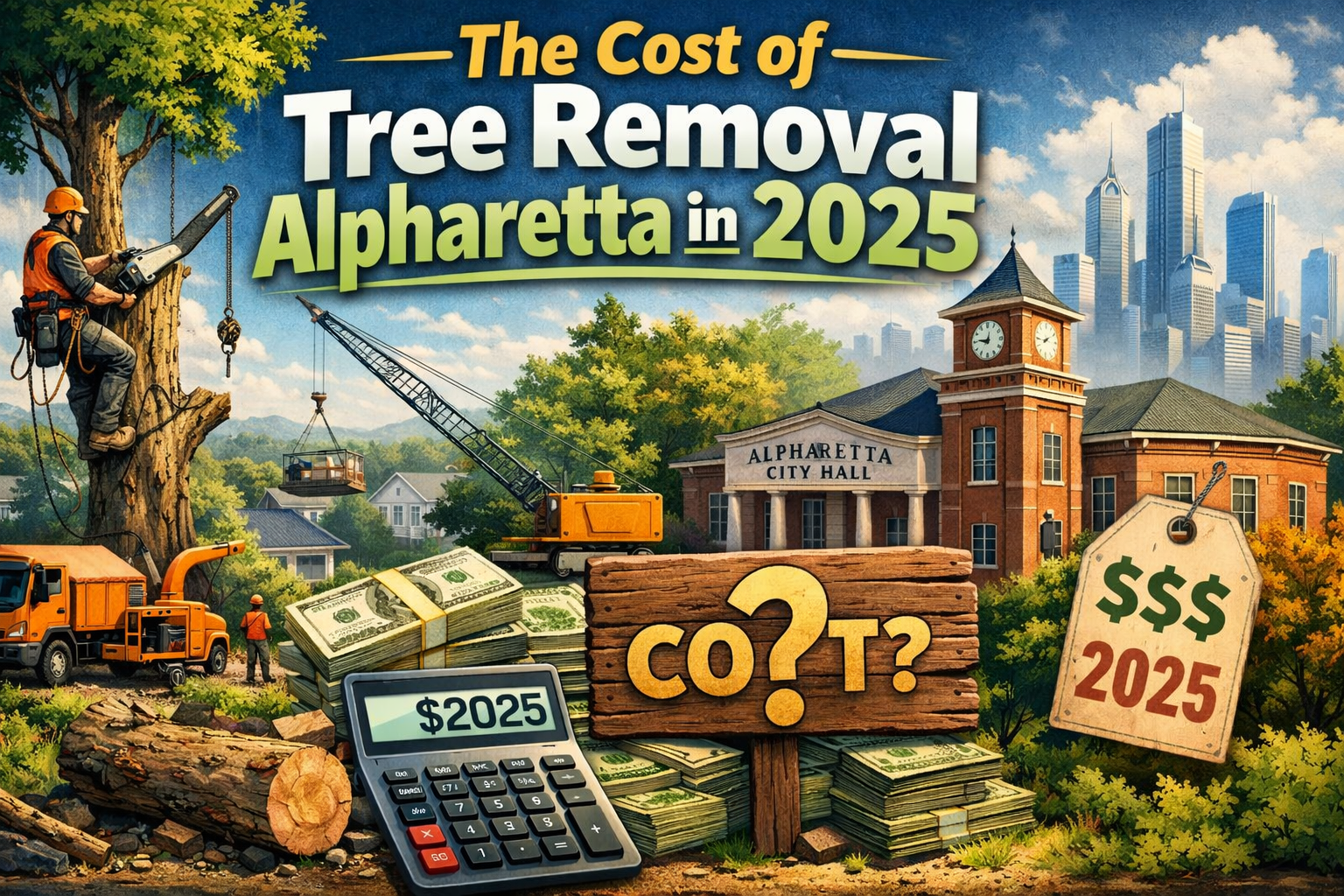 Read more about the article The Cost of Tree Removal Alpharetta in 2025