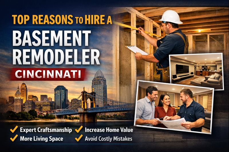 You are currently viewing Top Reasons to Hire a Basement Remodeler Cincinnati