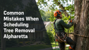 Read more about the article Common Mistakes When Scheduling Tree Removal Alpharetta
