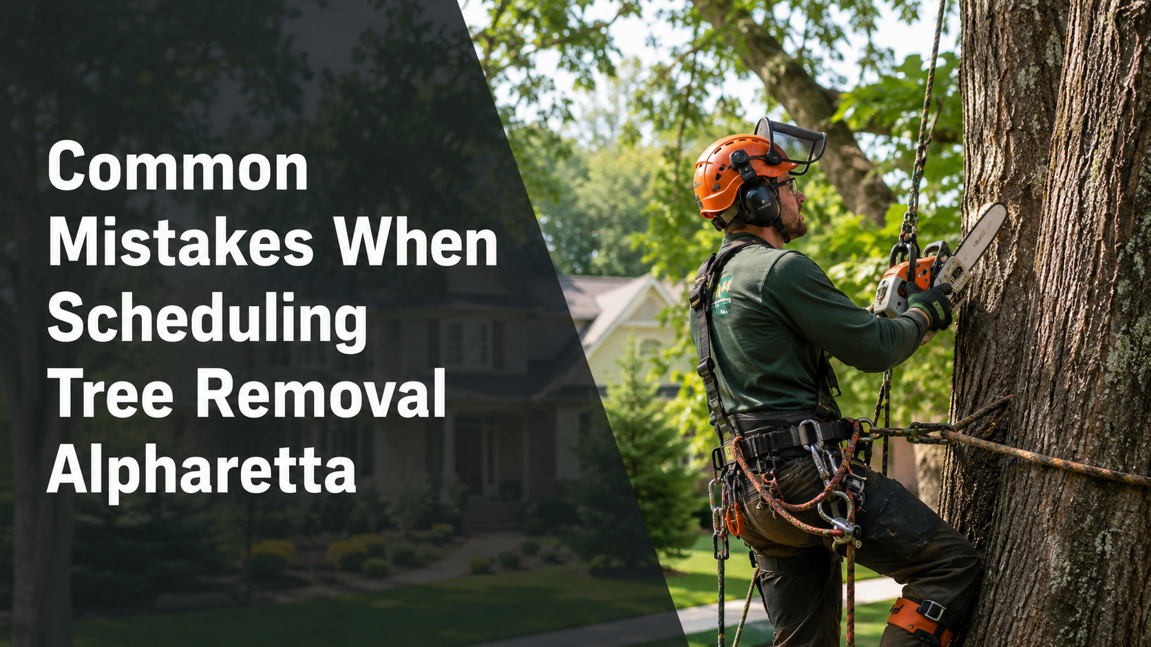 You are currently viewing Common Mistakes When Scheduling Tree Removal Alpharetta
