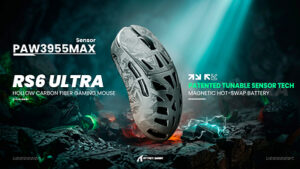 Read more about the article ATTACK SHARK Unveils RS6 ULTRA, a Flagship Esports Mouse Featuring Its Proprietary Magnetic Hot-Swappable Battery Technology