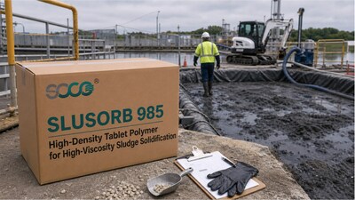 You are currently viewing SOCO Launches SLUSORB 985 to Help Contractors Manage High-Viscosity Sludge Without Heavy Mixing Equipment