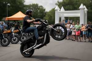 Read more about the article Tilley Harley-Davidson Hosts Christmas in July Toys for Tots Fundraiser Featuring Motorcycle Stunt Shows, Family Activities, And More!