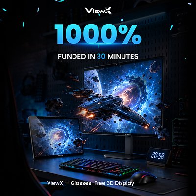 You are currently viewing ViewX Liber and Immer Officially Launch on Kickstarter, Reach 1,000% of Funding Goal in 30 Minutes