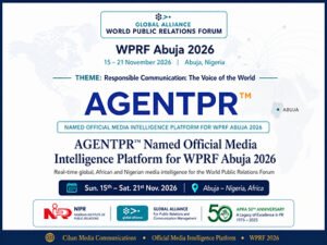 Read more about the article AGENTPR™ Named Official Media Intelligence Platform for WPRF Abuja 2026
