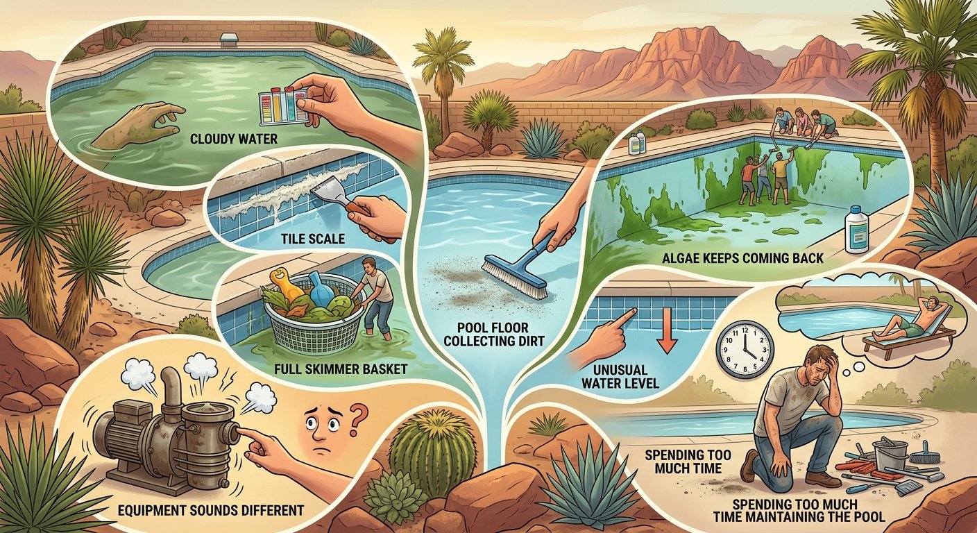 You are currently viewing Signs You Need Pool Cleaners Las Vegas Can Dispatch This Week