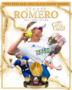 Read more about the article Sydney Romero Selected as the Winner of the Inaugural Rawlings Gold Glove Award® in the AUSL