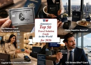 Read more about the article TTW Announces the Top 50 Travel Solution Cards in the World for 2026