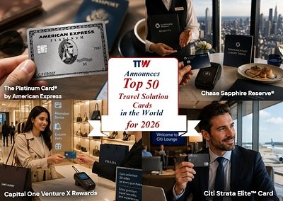 Read more about the article TTW Announces the Top 50 Travel Solution Cards in the World for 2026
