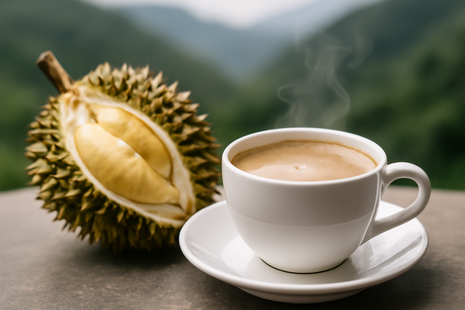 Read more about the article A Cup of Fresh Durian Coffee: The New Shu Road Comes to Life