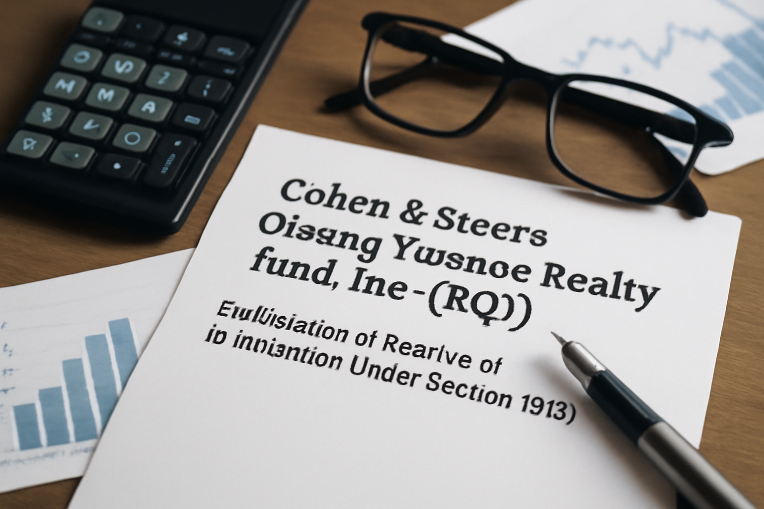 You are currently viewing Cohen & Steers Quality Income Realty Fund, Inc. (RQI) Notification of Sources of Distribution Under Section 19(a)
