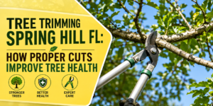 Read more about the article Tree Trimming Spring Hill FL: How Proper Cuts Improve Tree Health
