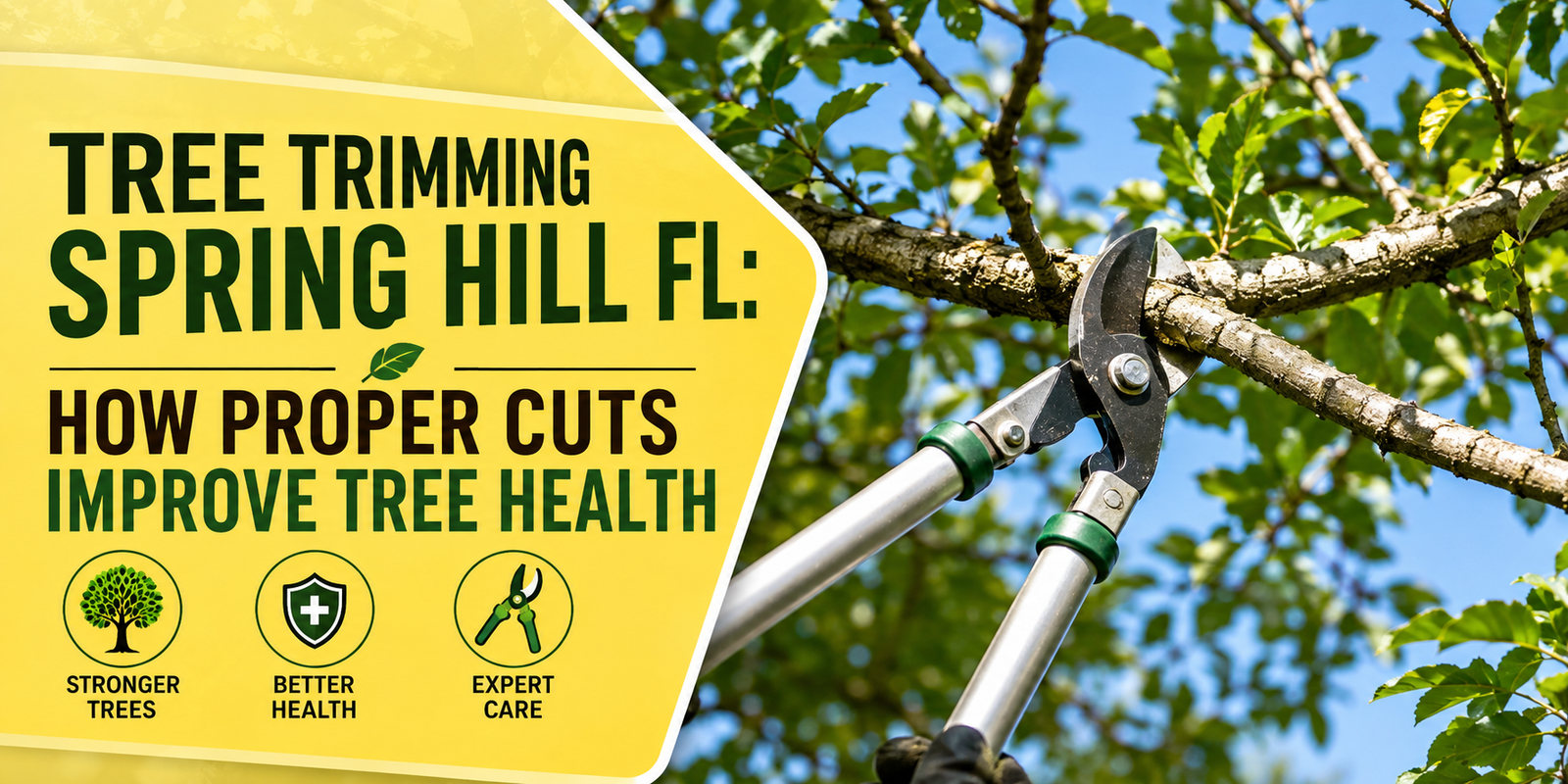 You are currently viewing Tree Trimming Spring Hill FL: How Proper Cuts Improve Tree Health