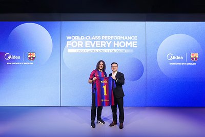 You are currently viewing FC Barcelona Legend Carles Puyol Joins Midea at IFA 2026