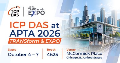 You are currently viewing ICP DAS to Showcase AI-Powered Intelligent Traffic Control Solutions at APTA 2026 TRANSform & EXPO