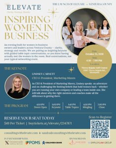 Read more about the article Marketing Maven CEO and Founder, Lindsey Carnett, to Keynote Elevate’s Inspiring Women in Business Event