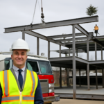 CTA Construction Managers Celebrates Steel Topping Off at New Melrose Fire Engine 2 Station