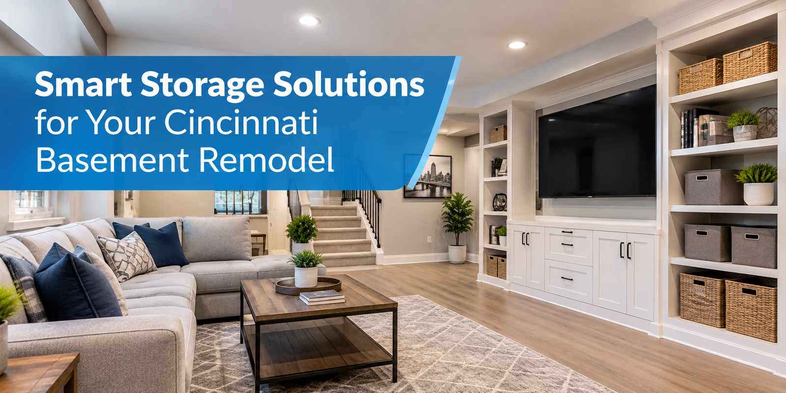 You are currently viewing Smart Storage Solutions for Your Cincinnati Basement Remodel