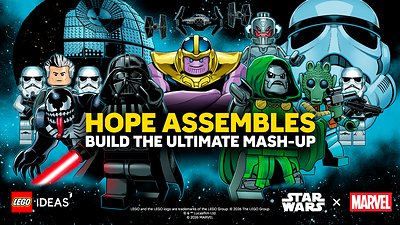 You are currently viewing THE LEGO GROUP INVITES FANS TO MASH-UP STAR WARS™ AND MARVEL UNIVERSES FOR THE FIRST TIME EVER IN LEGO IDEAS® CHALLENGE