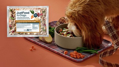 You are currently viewing JustFoodForDogs Brings Back Popular Thanksgiving Feast Recipe and Donates 9,000 Meals to Rescue Organizations