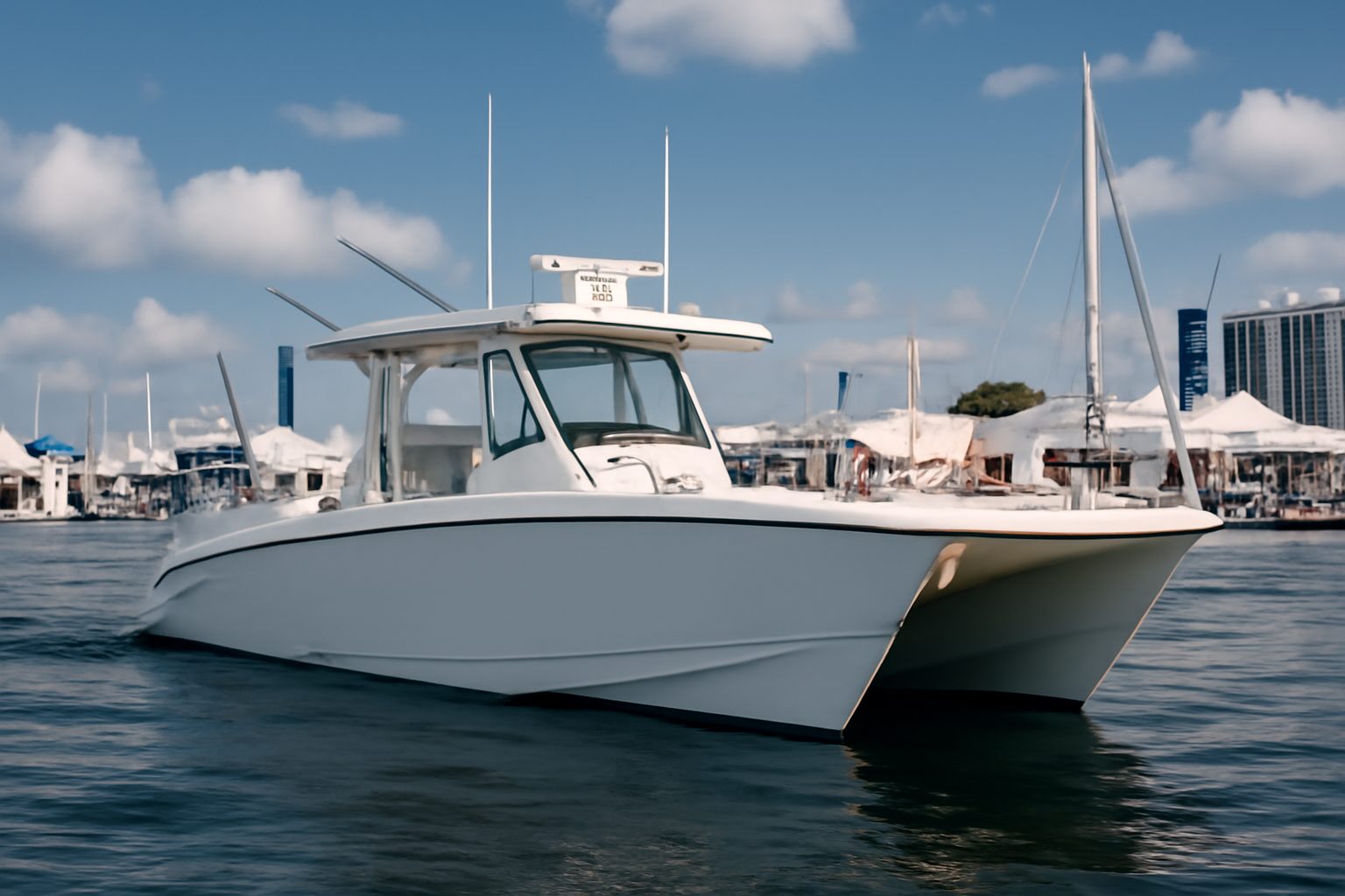 You are currently viewing SŌLACE BOATS INTRODUCES THE ALL-NEW 41CT CENTER CONSOLE CATAMARAN AT THE FORT LAUDERDALE INTERNATIONAL BOAT SHOW